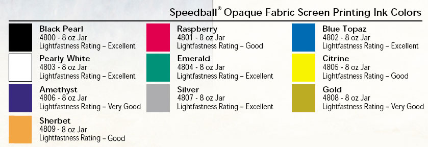 Speedball Fabric Screen Printing Ink 32 oz Jar - Green