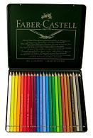 Faber Castell Durer Watercolor Pencil Tin 24/Set