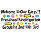 Welcome Phrases Mini Bulletin Board Set