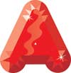 Red Gems Ready Letters